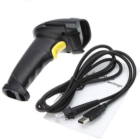 USB Barcode Scanner Long Laser Barcode USB Port CCD Handheld Barcode Scanner Bar Code Reader for ...