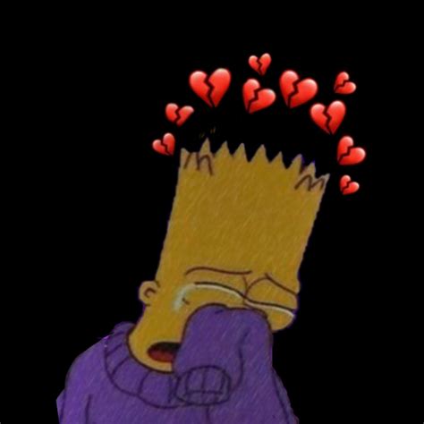 1080X1080 Sad Heart Bart / 1080X1080 Sad Heart Bart : Sad Bart Simpson Wallpapers ...