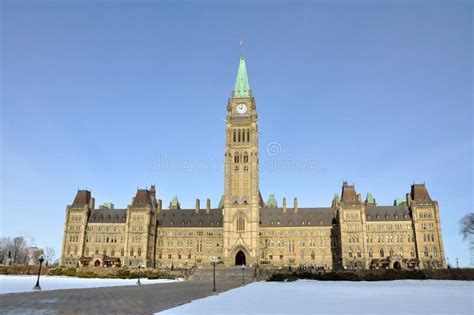 Parliament Buildings in Winter, Ottawa, Canada Stock Photo - Image of national, peace: 96836328