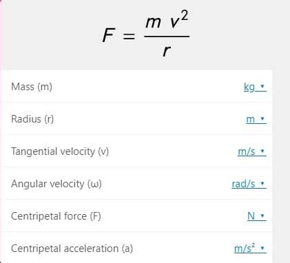 4 Best Centripetal Acceleration Calculator - JSCalc Blog