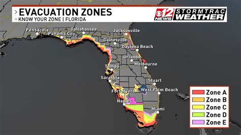 Hurricane Preparedness Week: Evacuation Zones | WTVX