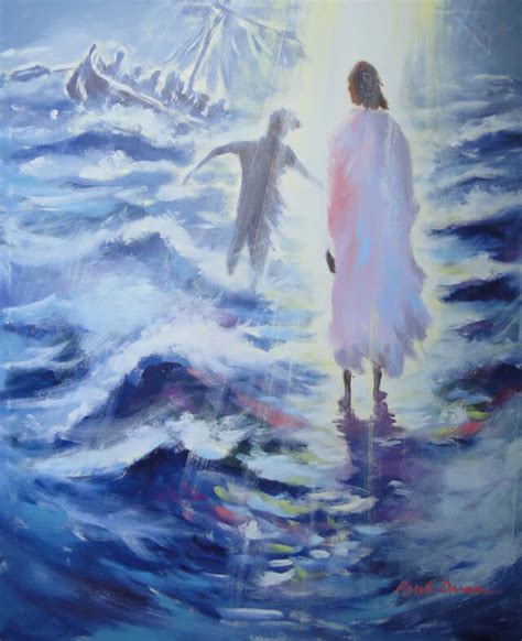 Jesus walks on the water - fancyloced