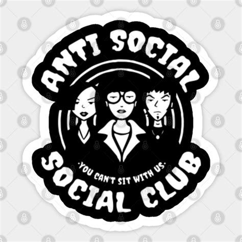 ANTI SOCIAL SOCIAL CLUB - Anti Social Social Club - Sticker | TeePublic