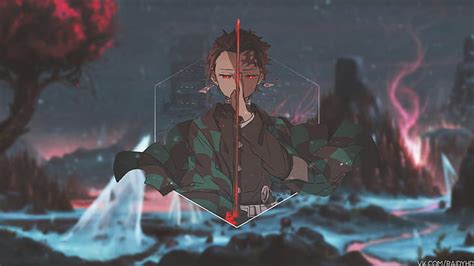 HD wallpaper: anime, anime boys, picture-in-picture, Kimetsu no Yaiba, Kamado Tanjirō ...