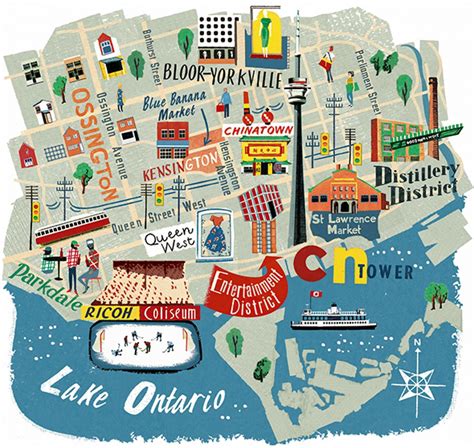 Downtown Toronto Tourist Map