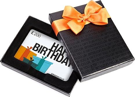 Amazon.co.uk Gift Card - In a Gift Box - £200 (Happy Birthday): Amazon.co.uk: Gift Cards & Top Up