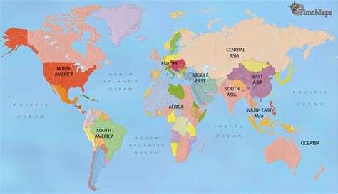 Map of the World, 1914: On the Eve of World War I | TimeMaps