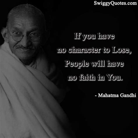 15+ Famous Mahatma Gandhi Quotes on Leadership - Swiggy Quotes