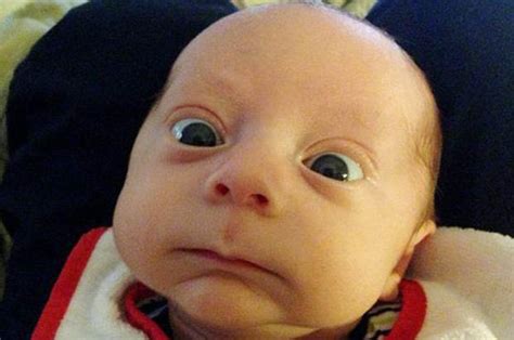 Hilarious photos of babies faces as they fill there nappies new online sensation | Daily Star