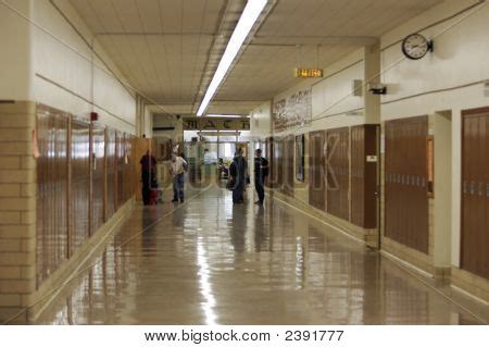 High School Hallway Image & Photo | Bigstock