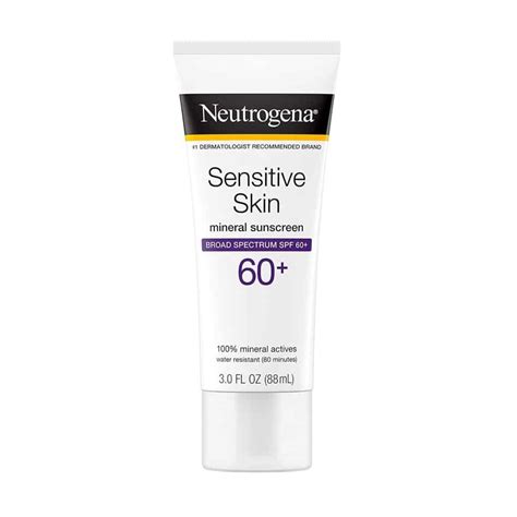 Neutrogena Sensitive Skin Sunscreen SPF 60 | 3 Ounce | MerryDerma Pakistan