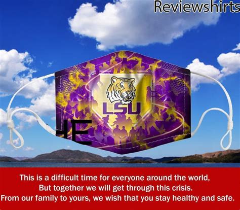 Lsu Tiger Face Mask Filter MP 2.5 - Fan Lsu Tiger 2020 - Reviewshirts Office