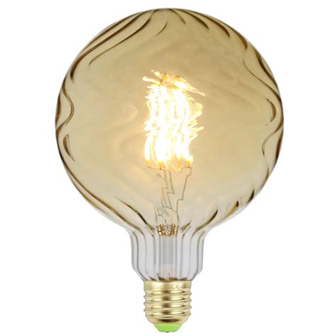 TIANFAN Led Bulbs Vintage Light Bulb Led Filament Decorative Light Bulb G125 Swirl 4W 220/240V ...