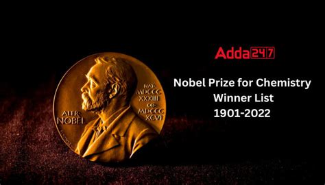 Nobel Prize for Chemistry Winner List (1901-2022)