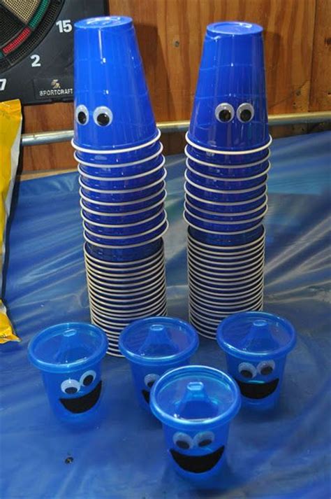 Cookie Monster Birthday Party DIY ideas. #cookiemonster #birthday #sesamestreet #fir… | Cookie ...