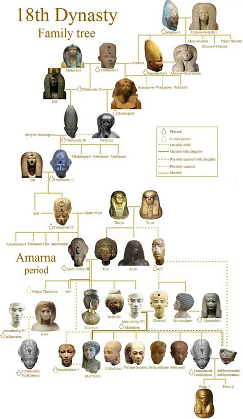 18 th Dynasty family tree Egyptian Mythology, Egyptian Hieroglyphics, Egyptian Art, Egyptian ...