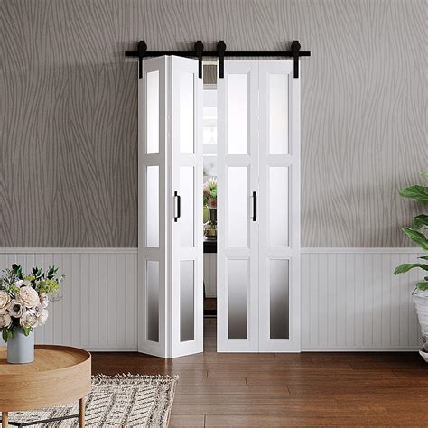 Top Mount Bi-Fold Sliding Double Barn Door Hardware at Jasper Fogleman blog