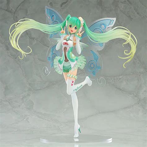 Japanese Anime Figures Hatsune Miku Racing Miku 2017 Tony Ver. PVC Action & Figure Collectible ...