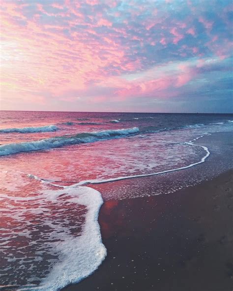 Pink Beach Wallpaper Aesthetic