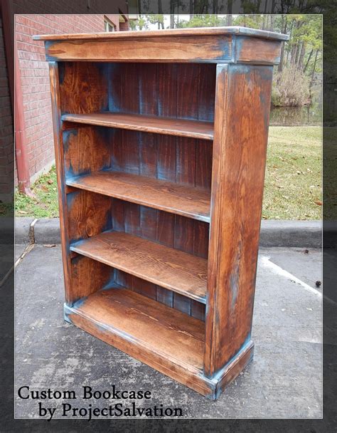 Hand Crafted Custom Reclaimed Wood Bookcase by Project Salvation | CustomMade.com