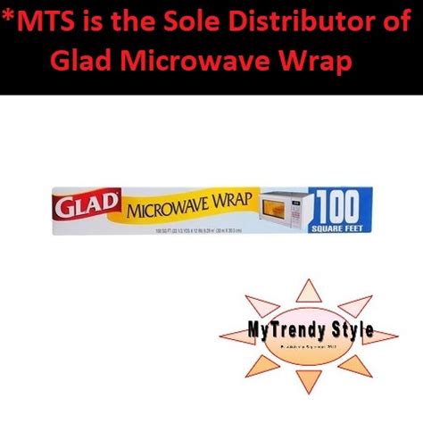 Glad Microwave Wrap 100ft * Food Wrap * Cling Wrap * | Shopee Singapore