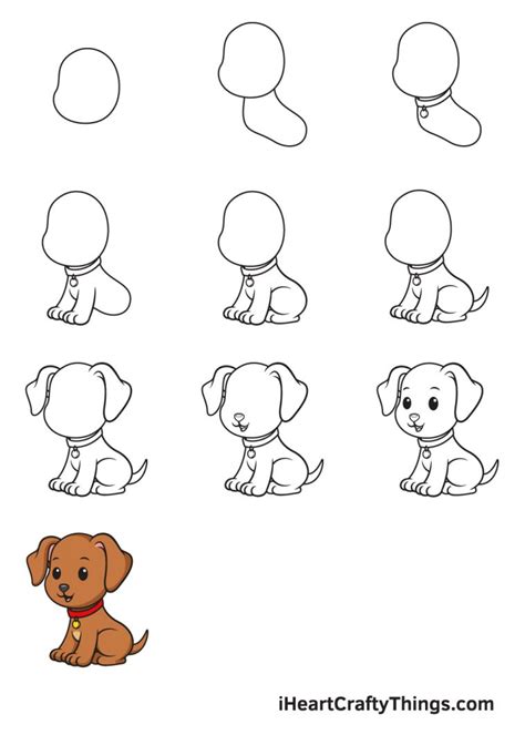 Dog Drawing - How To Draw A Dog Step By Step