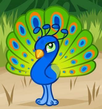 peacock Art Drawing For Kids - Ivette Landro