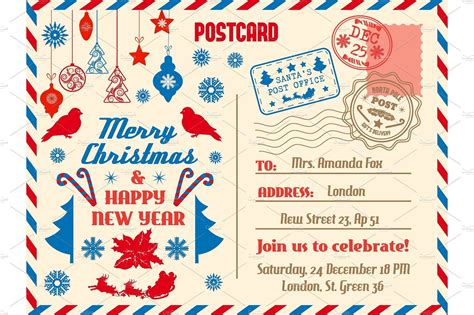 Celebrate the Holidays with a Festive Postcard