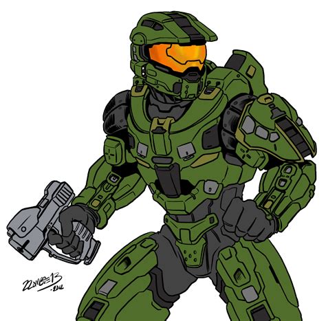 Halo 4 Master Chief by ZZoMBiEXIII on DeviantArt