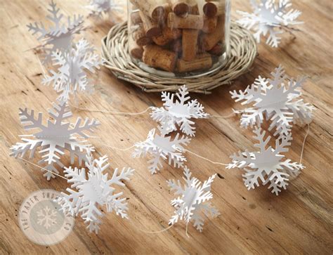 3 Meter Paper Snowflake Garland | The Paper Snowflake Company