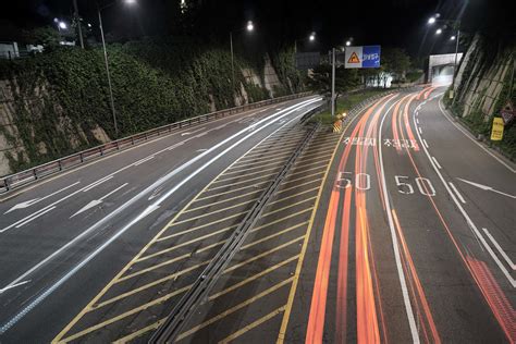 aerial view of road during night time free image | Peakpx