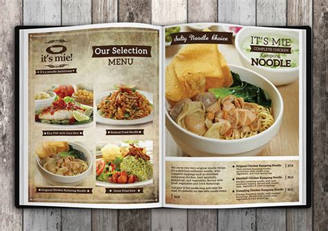 It's Mie Menu Book Design on Behance