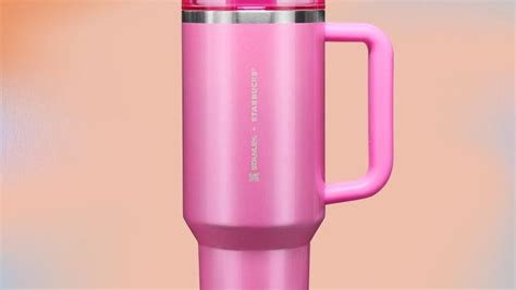 Starbucks' pink Stanley cups going fast, available while supplies last