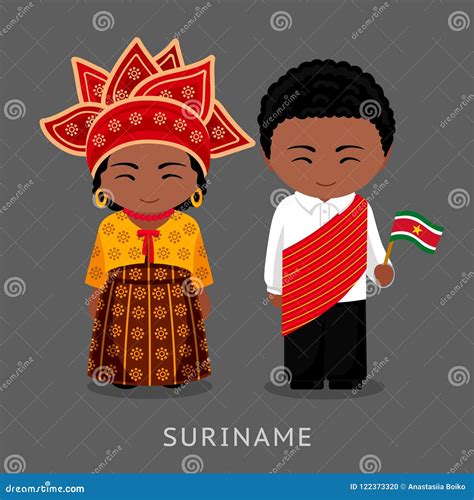 Suriname People Map. Detailed Vector Silhouette. Mixed Crowd Of Men And Women. Population ...