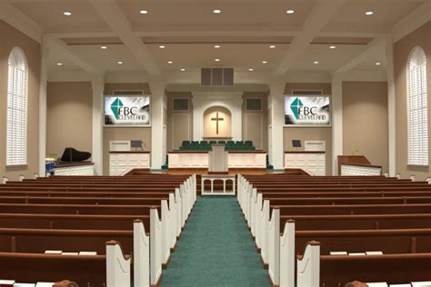 Church 3D Rendering | Interior Design for Churches