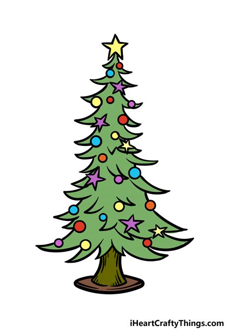 Top 112 + Christmas tree cartoon image - Delhiteluguacademy.com