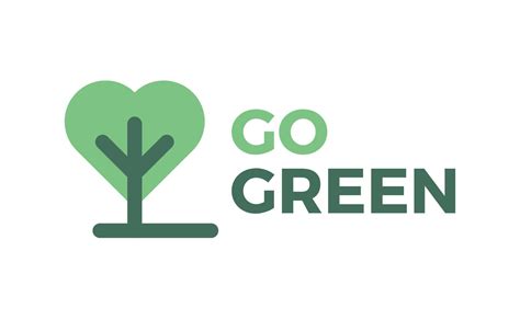 go green logo 5065121 Vector Art at Vecteezy