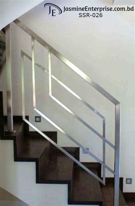 Stainless Steel Staircase Railing Design For Home, Office 26