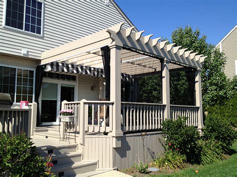 Pergola with Mosquito Curtains; an Alternative to a Screened in Porch | Archadeck of Chicagoland