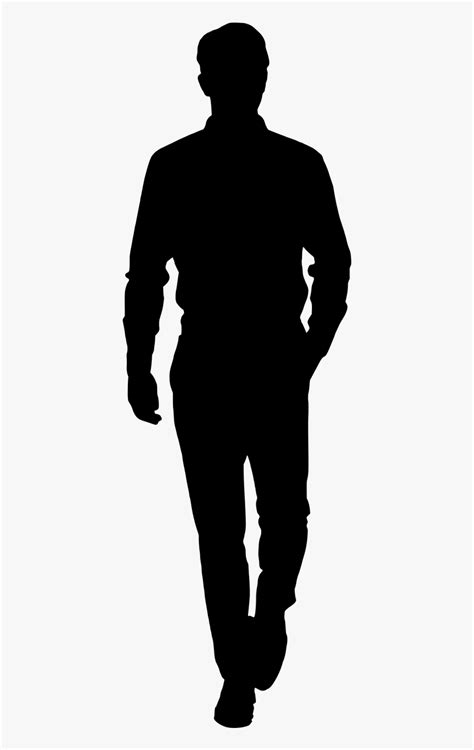 Man Walking Confident Free Picture - Person Walking Away Silhouette, HD Png Download is free ...