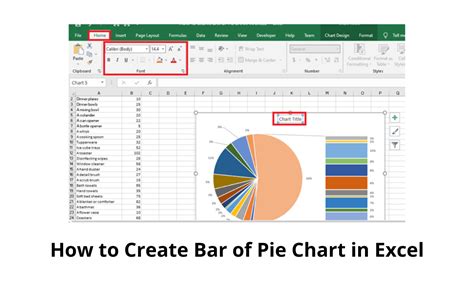 How to Create Bar of Pie Chart in Excel Tutorial!