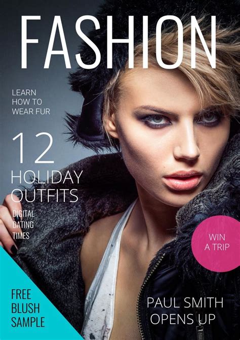 Fashion Magazine Cover Templates & Design - Flipsnack