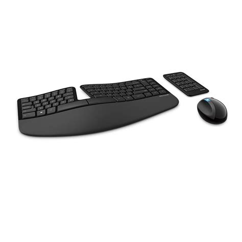 Microsoft Sculpt Ergonomic Wireless Desktop Keyboard and Mouse (L5V-00001) With Mouse - Walmart ...