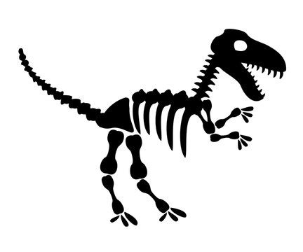 T Rex Skeleton Clipart