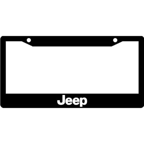 Jeep Logo License Plate Frame