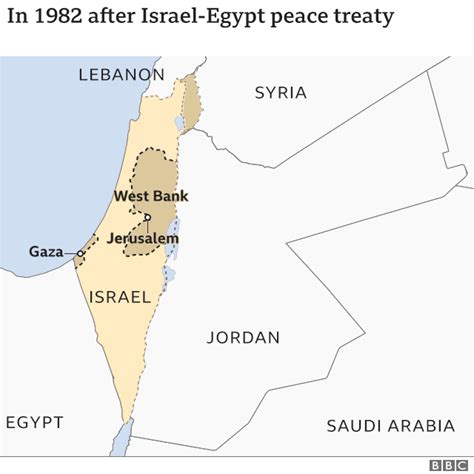 Israel's borders explained in maps - BBC News