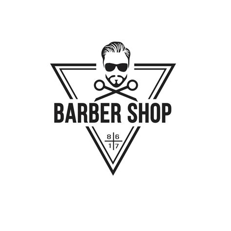 modern barber shop logo 13947821 Vector Art at Vecteezy