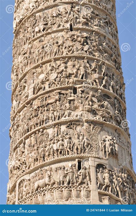 Trajan's Column, Rome Stock Images - Image: 24741844