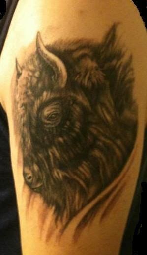 Buffalo tattoo done by Frankenshultz Ink @ Art labs tattoo #buffalo #frankenshultz #artlabs # ...