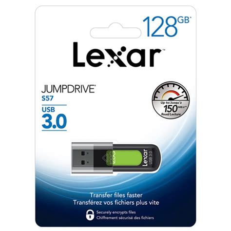 Lexar S57 USB Flash Drive 128GB 256GB Max Reading Speed 150MB/s JUMPDRIVE — ElectroBest Official ...